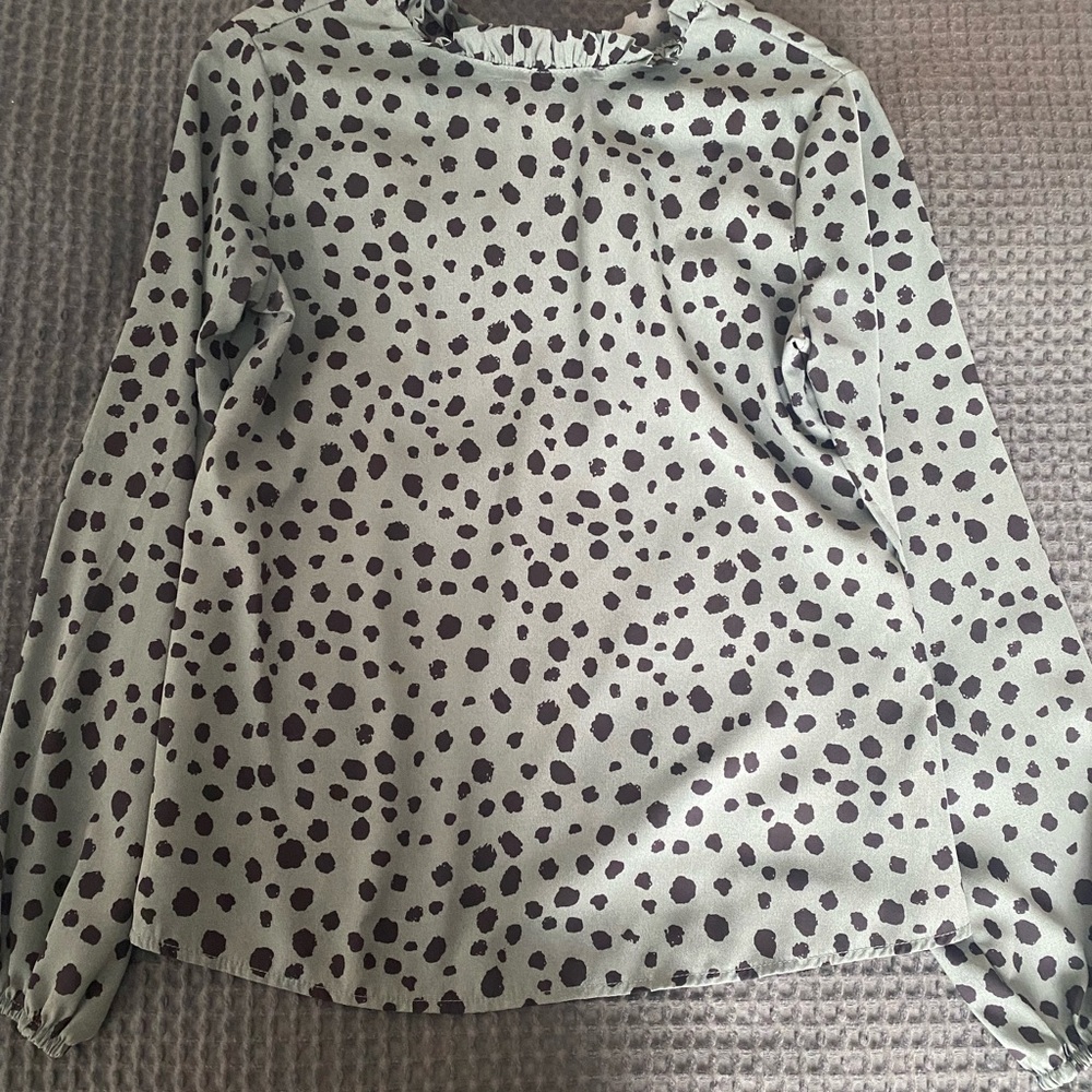 Stylish Polka Dot Women's Top
